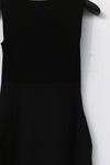 SWAYING/KNIT knitting stitching vest skirt SW23SS2L20 black PS56
